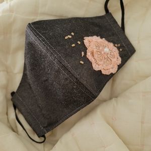 Fashion Mask (black washed denim)